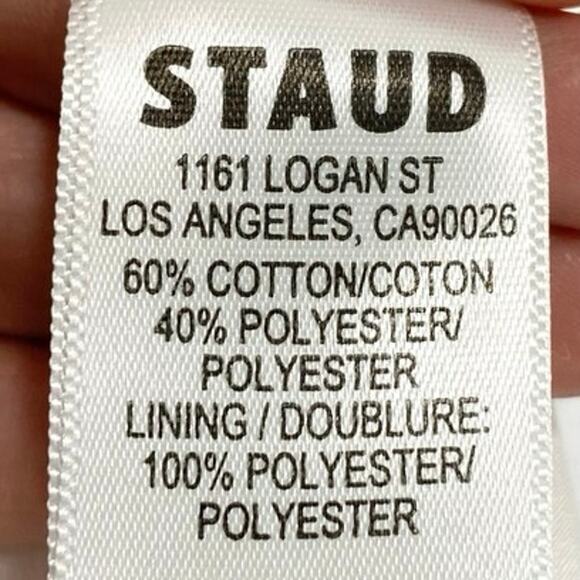 Staud Landscape Mini Dress In White 4 NWT - Picture 8 of 8